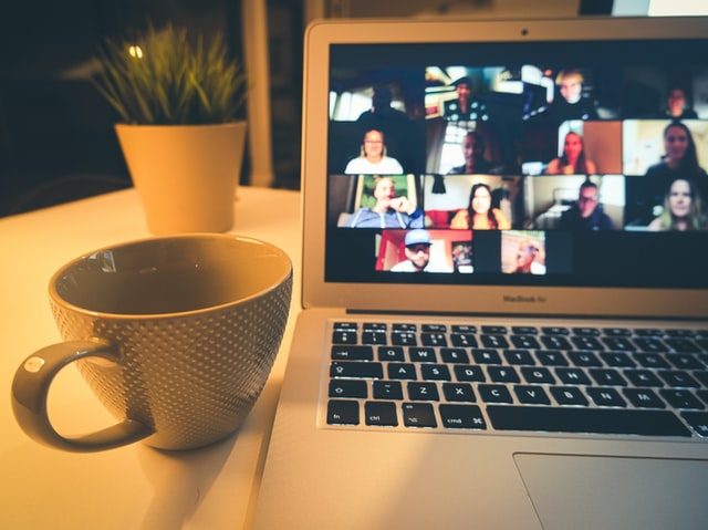 Zoom call with multiple participants
